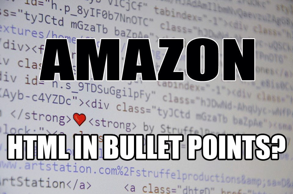 Using HTML Character for Amazon Product's Bullet Point - Augustas Kligys